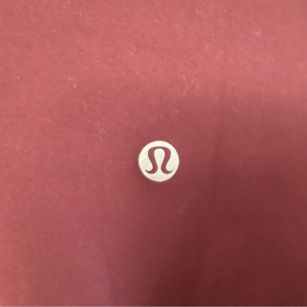 Lululemon Align Super Hi-Rise Crop 23” Velvet Stripe Garnet Leggings Sz 4 B30‎